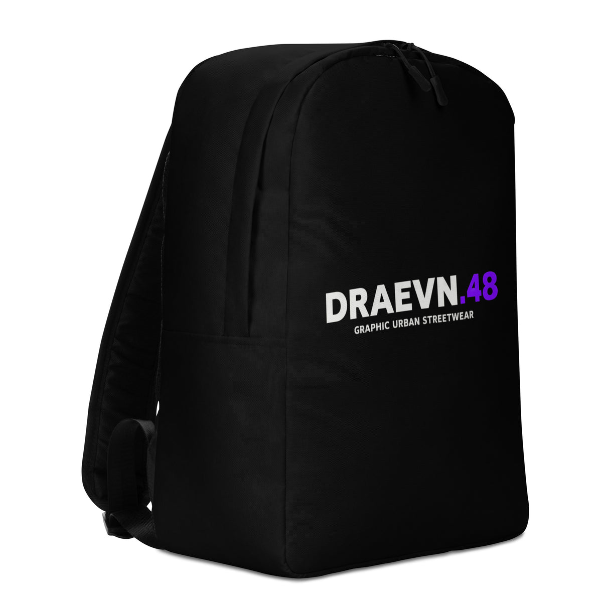 Minimal Logo Backpack – Black, right view