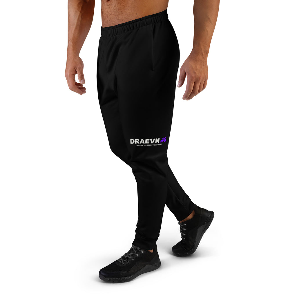 Minimal Logo Joggers – Black, left view