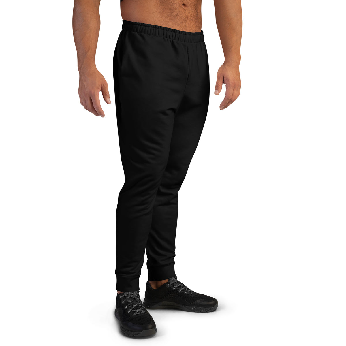Minimal Logo Joggers – Black, right view