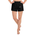 Minimal Logo Shorts – Black, front view