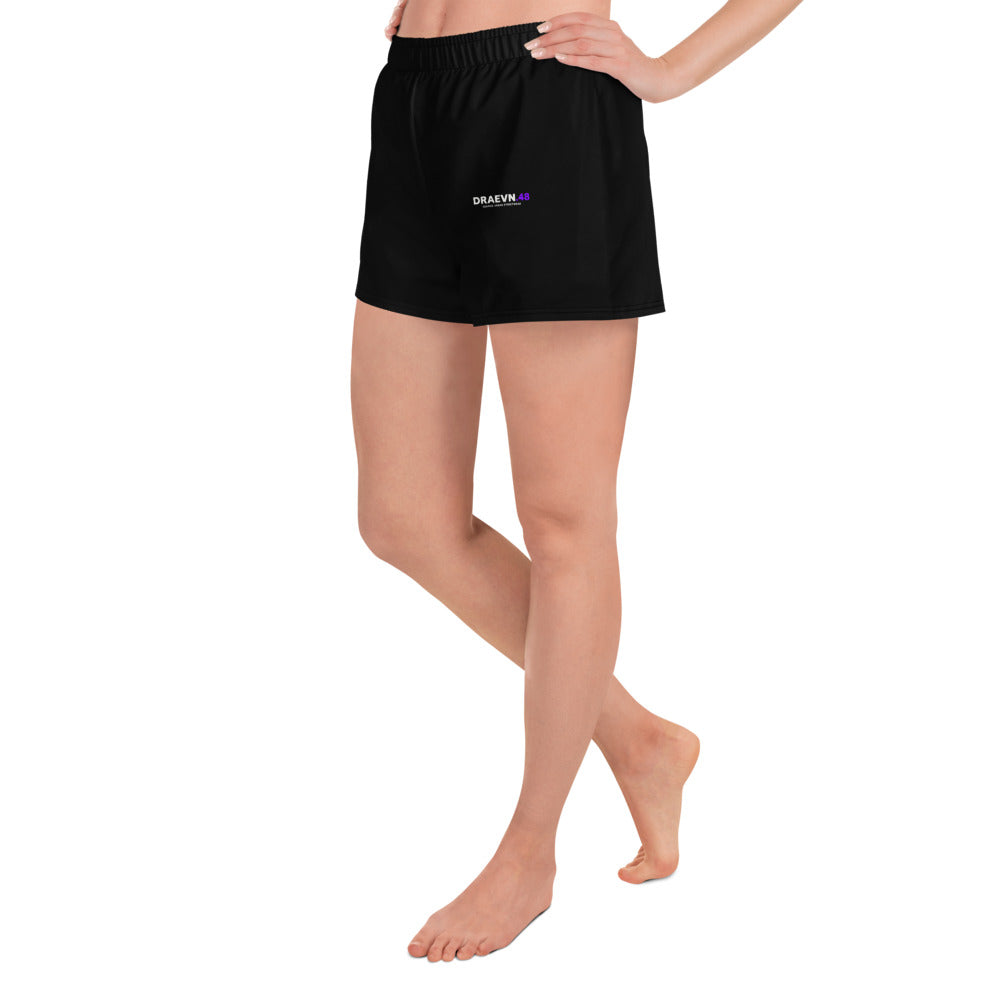 Minimal Logo Shorts – Black, left view