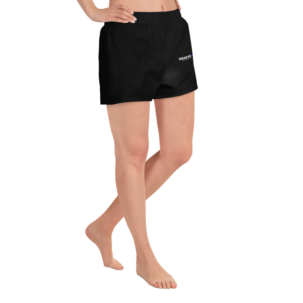 Minimal Logo Shorts – Black, right view