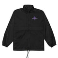 City Grid Windbreaker – Black, front view