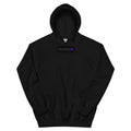 City Grid Hoodie – Black, front view