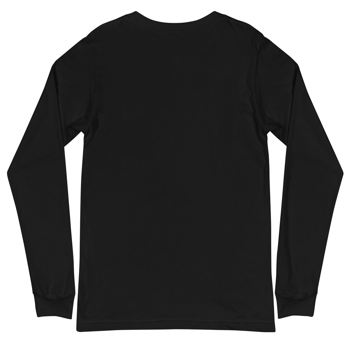 Neon Celestial Emblem Long Sleeve – Black, back view