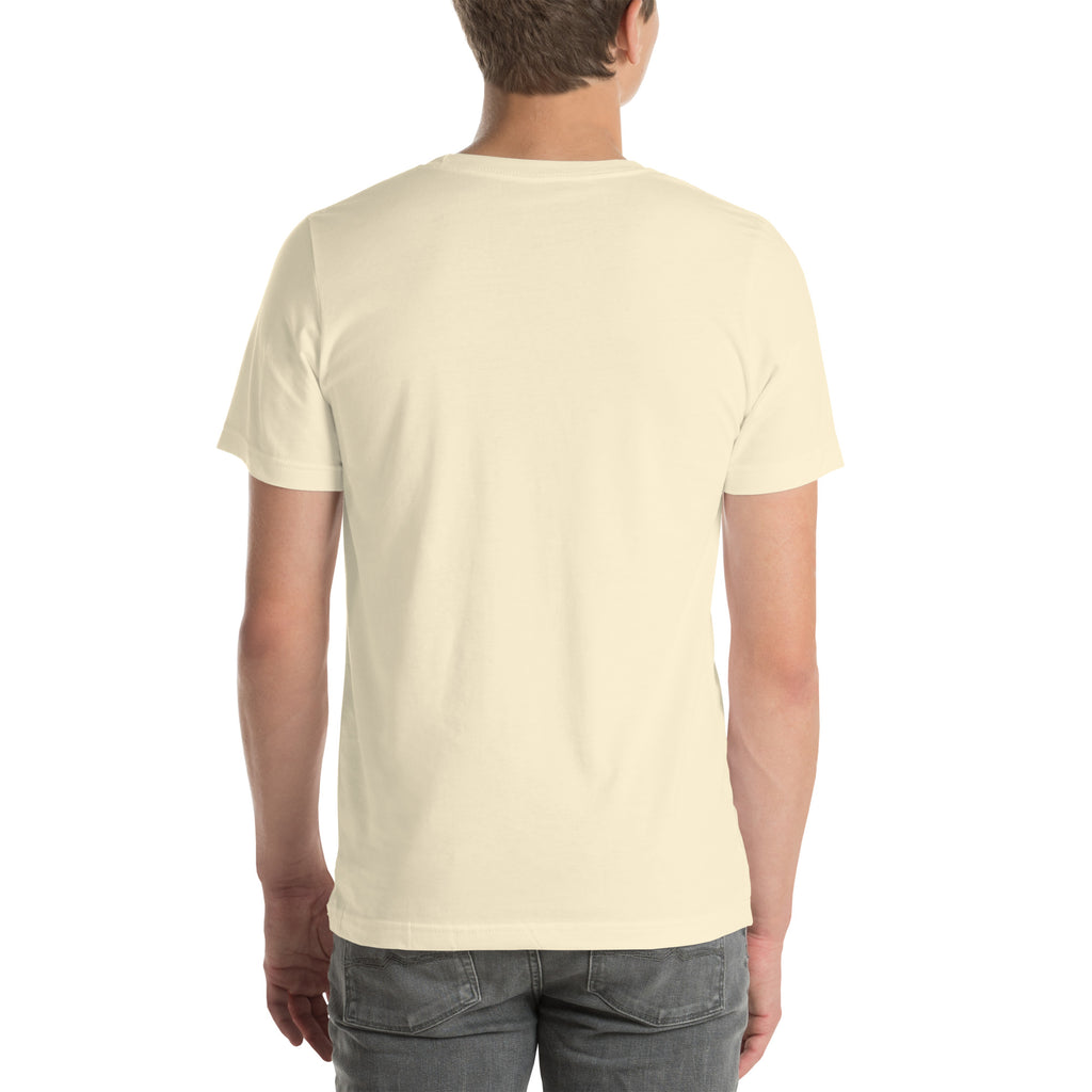 Neon Celestial Emblem Tee – Off-White, back view