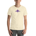 Neon Celestial Emblem Tee – Off-White, front view