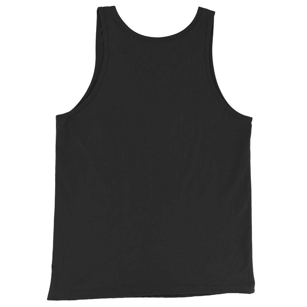 Minimal Logo Tank – Black, back view