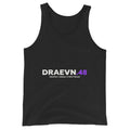 Minimal Logo Tank – Black, front view